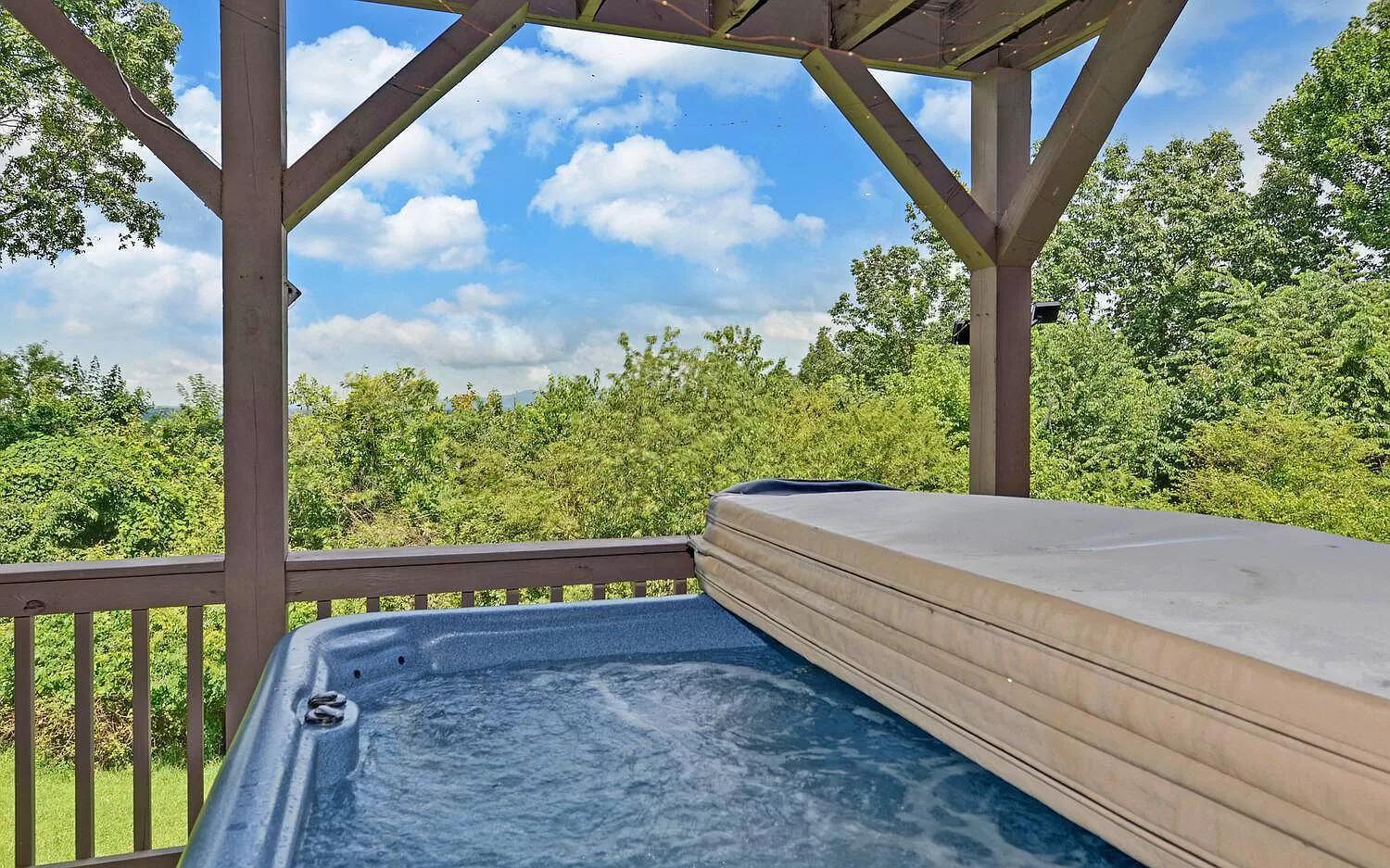 Birds Eye Cabin - Sunset & Starry Retreat Pet Friendly W Private Hottub, Fire Pit And Game Room Ellijay Dış mekan fotoğraf