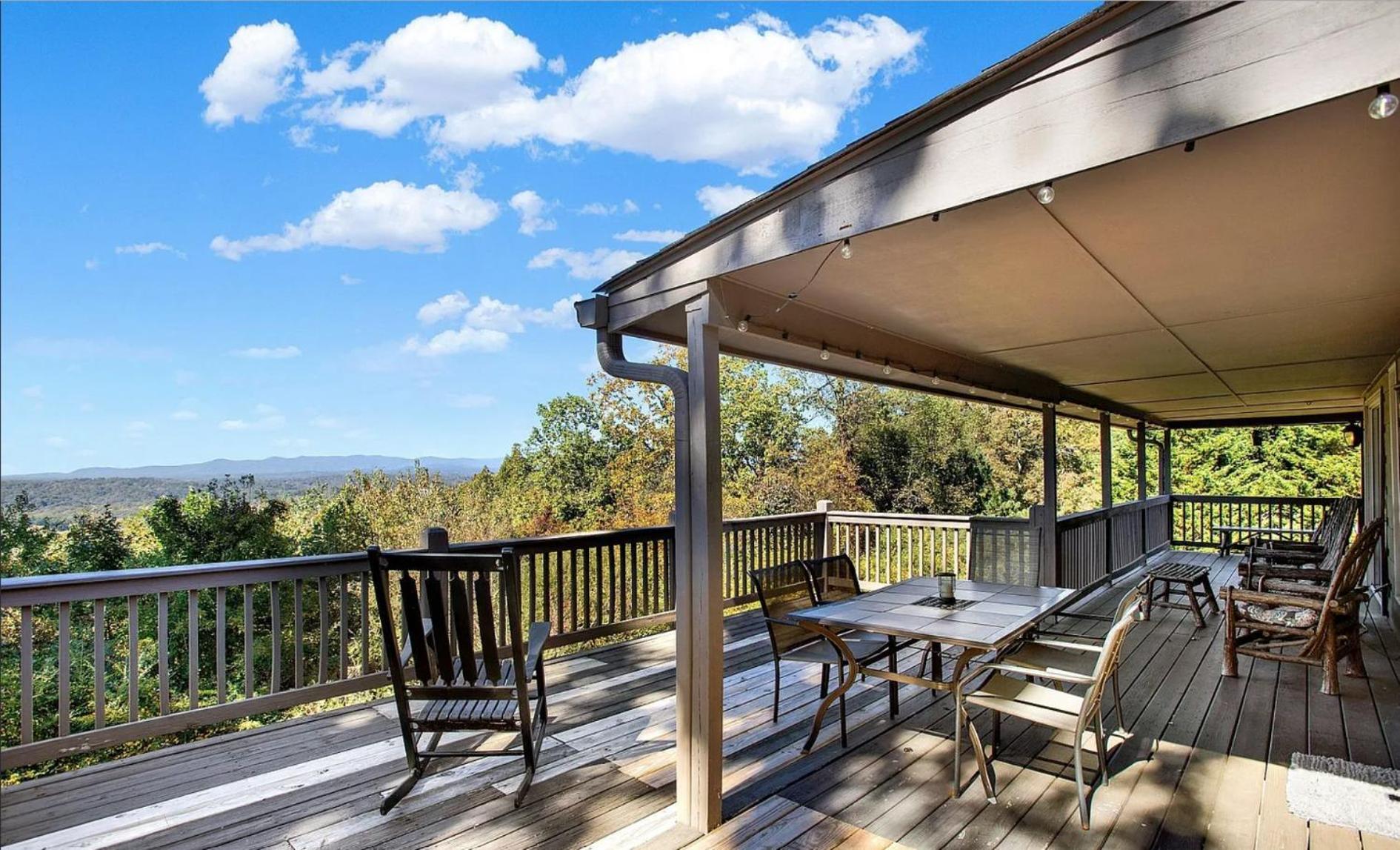 Birds Eye Cabin - Sunset & Starry Retreat Pet Friendly W Private Hottub, Fire Pit And Game Room Ellijay Dış mekan fotoğraf